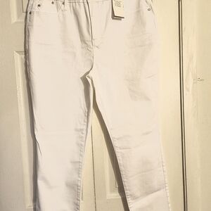 NWT Chico's Stretch Jeans White No Stain Pants